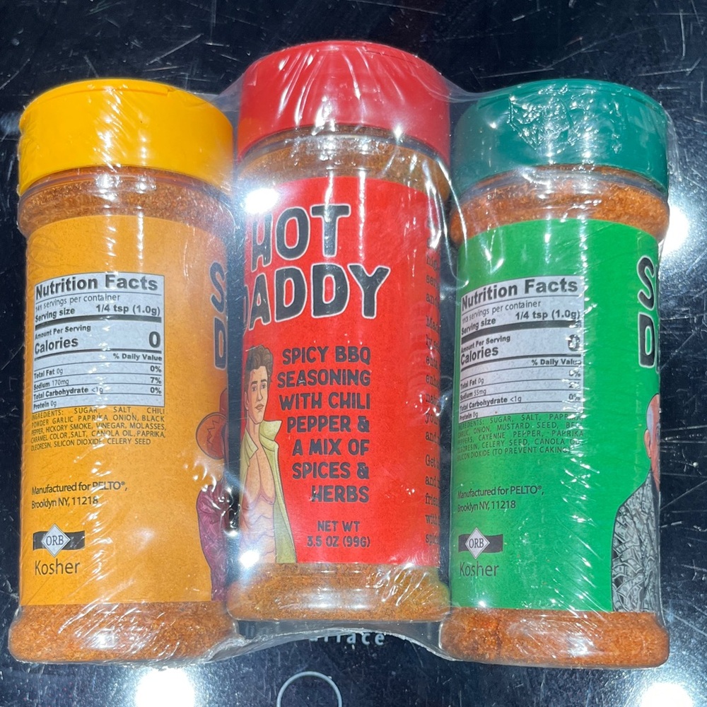 Hot Daddy Spicy BBQ Seasoning Trio
